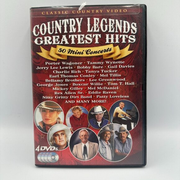 Country Legends Greatest Hits 50 Mini Concerts Christian Family Genre DVD Set - Picture 1 of 3